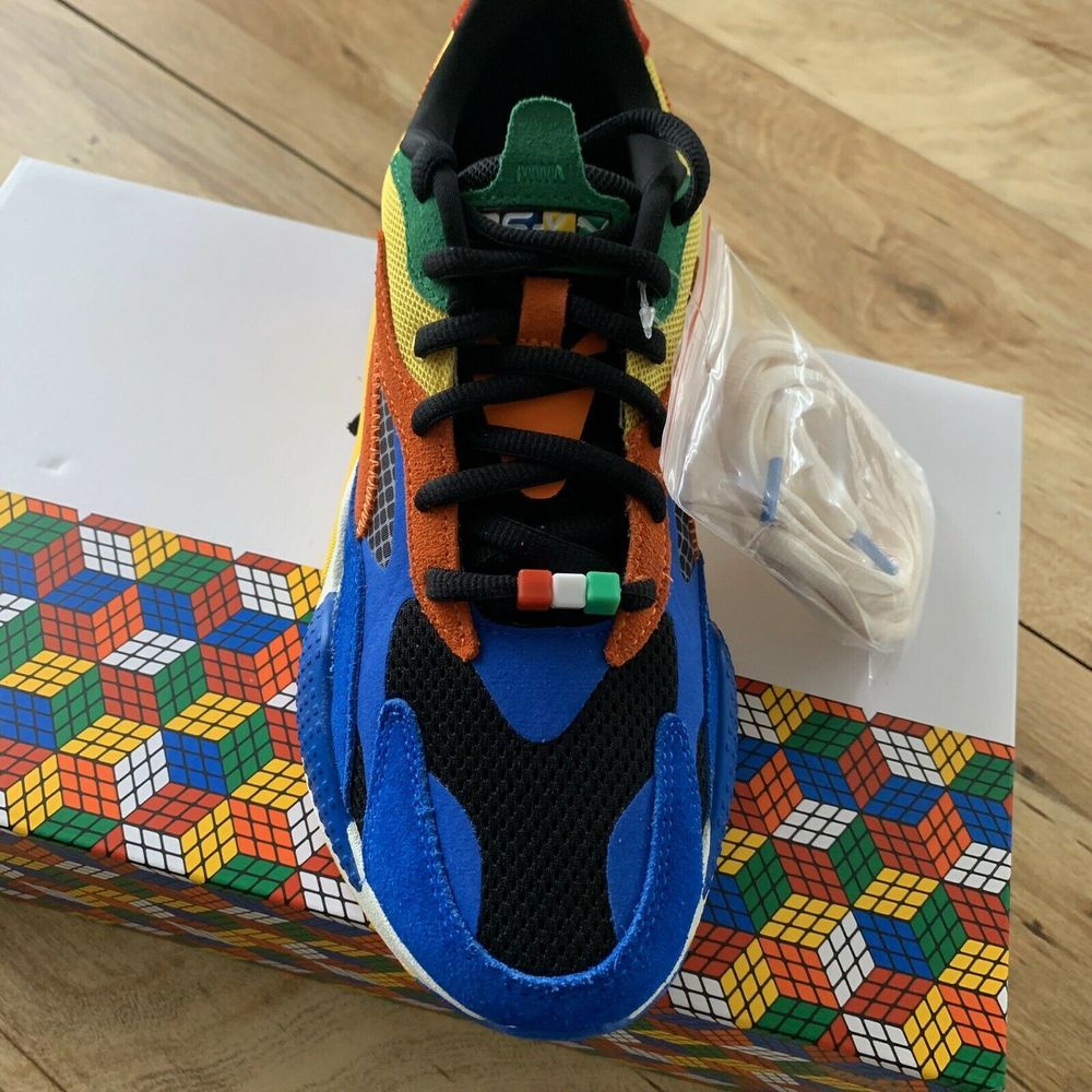 PUMA x Rubik's RS-X3 Rubik's Cube Low-Top Sneakers - Picture 4 of 8